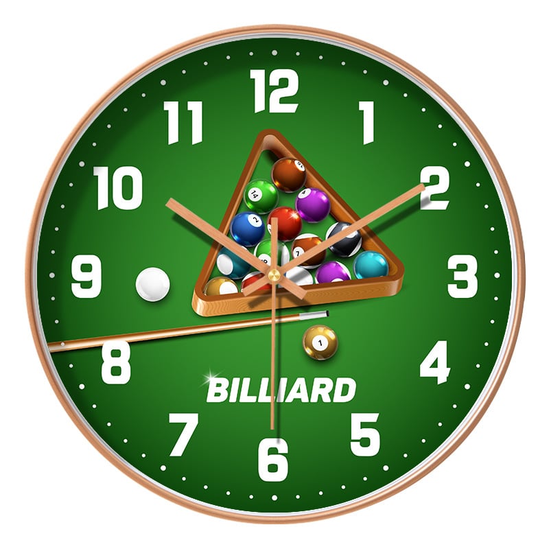 Ρολόι τοίχου - αθόρυβη κίνηση quartz, στρογγυλό πλαστικό περίβλημα, γυάλινο κάλυμμα, διακοσμητικό