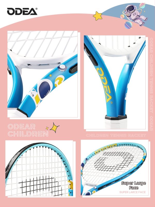 Detská tenisová raketa pre začiatočníkov, materiál: hodvábne kvety, kategória: tenis