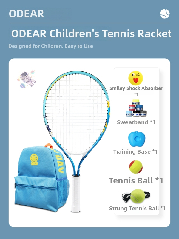 Detská tenisová raketa pre začiatočníkov, materiál: hodvábne kvety, kategória: tenis