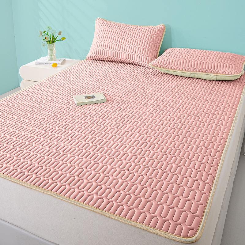 Latekso Ice Silk čiužinio kilimėlis, latekso kiekis 90%+, skalbiamas, spausdintas audinys