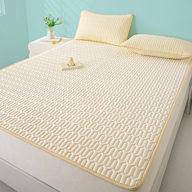 Latekso Ice Silk čiužinio kilimėlis, latekso kiekis 90%+, skalbiamas, spausdintas audinys