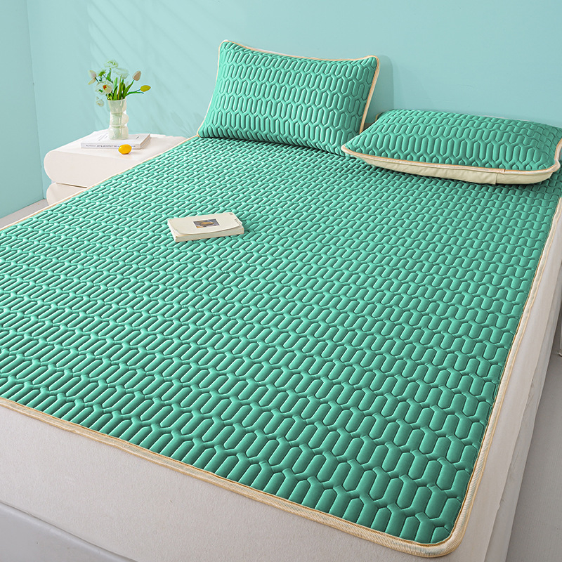 Latekso Ice Silk čiužinio kilimėlis, latekso kiekis 90%+, skalbiamas, spausdintas audinys