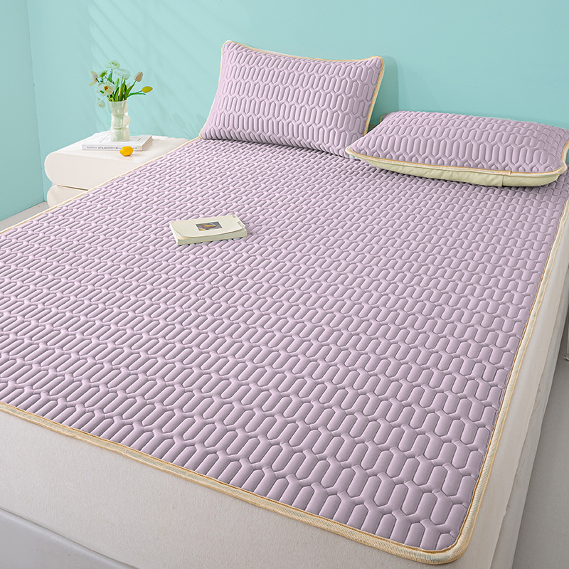 Latekso Ice Silk čiužinio kilimėlis, latekso kiekis 90%+, skalbiamas, spausdintas audinys