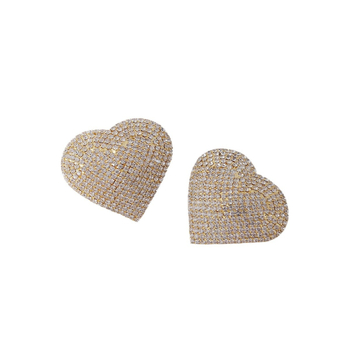 Patch θηλής με στρας, ένθετο από κράμα με τεχνητούς λίθους, μορφή φούντας, ηλεκτροπλατινωμένη επίστρωση