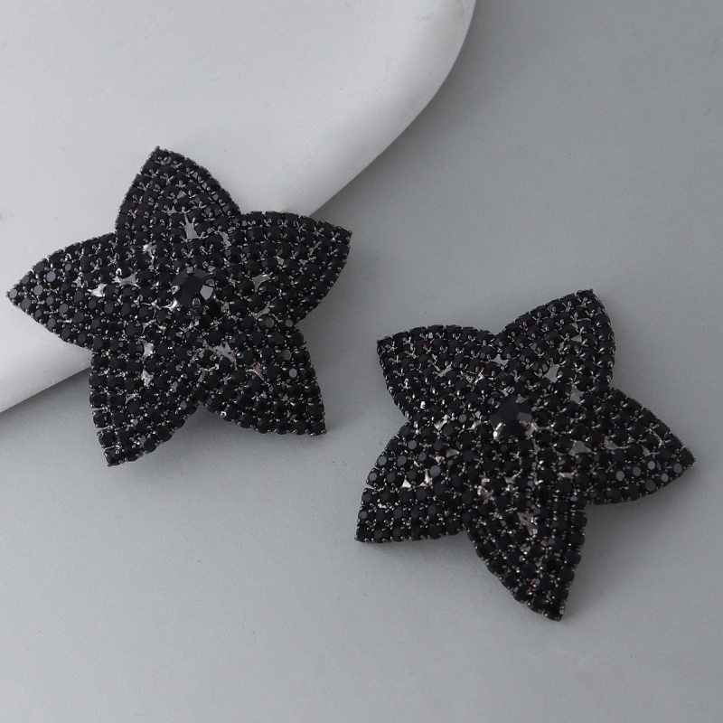 Patch θηλής με στρας, ένθετο από κράμα με τεχνητούς λίθους, μορφή φούντας, ηλεκτροπλατινωμένη επίστρωση