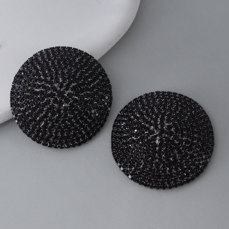 Patch θηλής με στρας, ένθετο από κράμα με τεχνητούς λίθους, μορφή φούντας, ηλεκτροπλατινωμένη επίστρωση