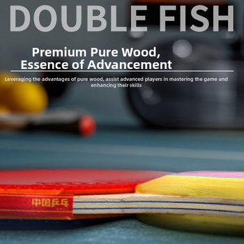 Pisces Diamond Series ρακέτα επιτραπέζιας, λεπίδα Basswood, λάστιχο κατά του κολλήματος, πλευρικός χτύπος, για εκπαίδευση και αγώνες