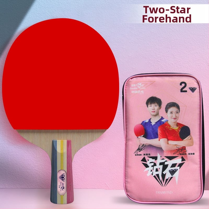 Pisces Diamond Series ρακέτα επιτραπέζιας, λεπίδα Basswood, λάστιχο κατά του κολλήματος, πλευρικός χτύπος, για εκπαίδευση και αγώνες