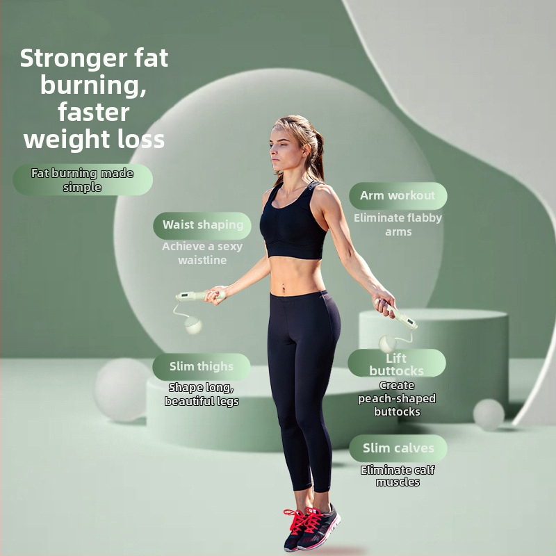 Скакалка ABS — To the best — за бягане и фитнес; материал: ABS; спецификации: 3; подходяща за възрастни