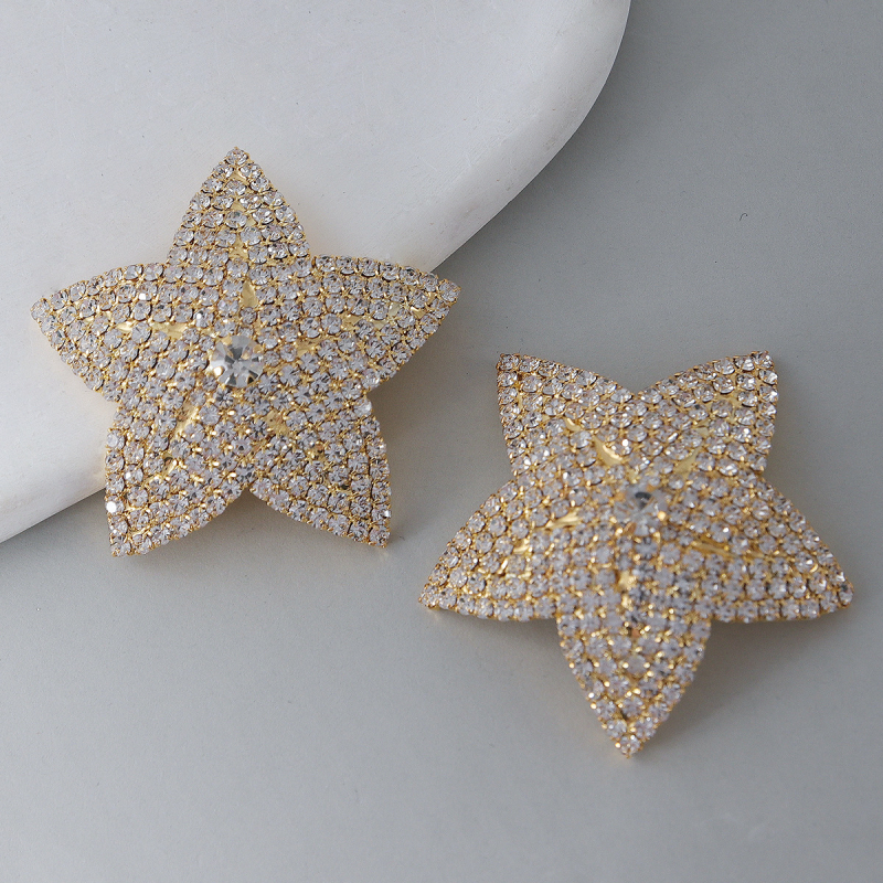 Sievietes ķermeņa kaklarota krūtīm ar ģeometriskiem kristāliem, elektroplakēts pārklājums, bizīšu detaļa, bez caurduršanas