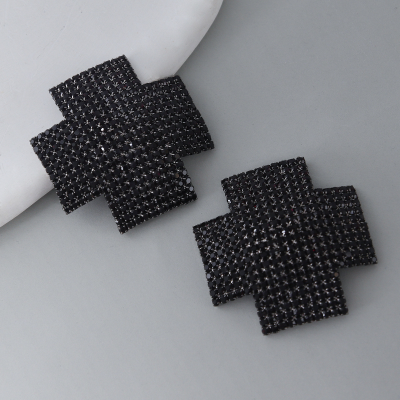 Sievietes ķermeņa kaklarota krūtīm ar ģeometriskiem kristāliem, elektroplakēts pārklājums, bizīšu detaļa, bez caurduršanas