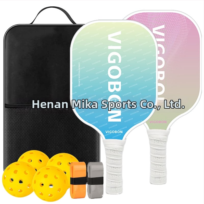 Pickleball raketė – pilnas komplektas vaikams ir suaugusiems, Fiberglass, 235 g, Mackay