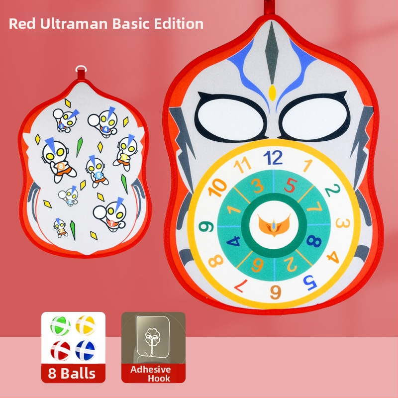 Visklemäng lipilise sihtkolliga pall ja imav tahvel — Qi Xiaonan; materjal: karvane kangas; vanusgrupp: 4–6 aastat