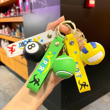 Akita PVC võtmehoidja – eraldi pakendatud, vabaaja stiilis