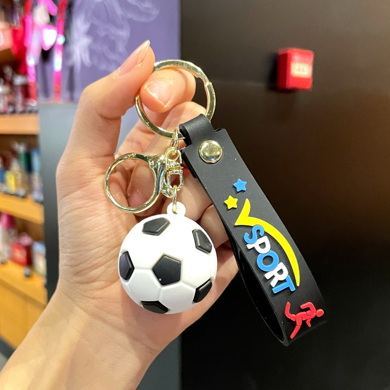 Akita PVC võtmehoidja – eraldi pakendatud, vabaaja stiilis