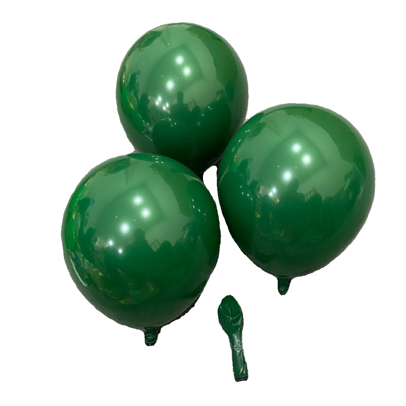 Στρογγυλά παχύτερα μπαλόνια λατέξ με θεματικό σχέδιο πράσινο δάσος, για διακόσμηση νηπιαγωγείου, σχολείου και καταστήματος