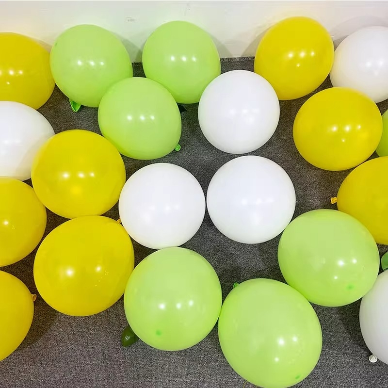 Στρογγυλά παχύτερα μπαλόνια λατέξ με θεματικό σχέδιο πράσινο δάσος, για διακόσμηση νηπιαγωγείου, σχολείου και καταστήματος