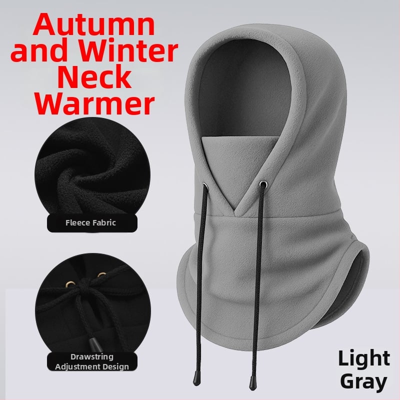 Dviračių veido kaukė su fliso įdėklu, poliesterio audinys, vėjo atspari, su raišteliu, unisex