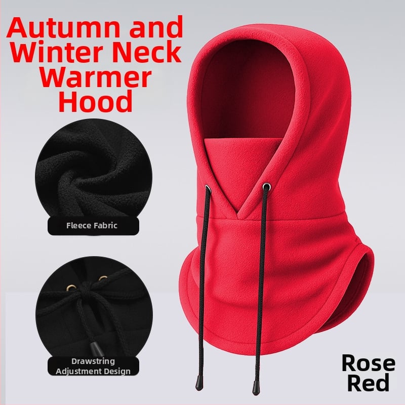 Dviračių veido kaukė su fliso įdėklu, poliesterio audinys, vėjo atspari, su raišteliu, unisex