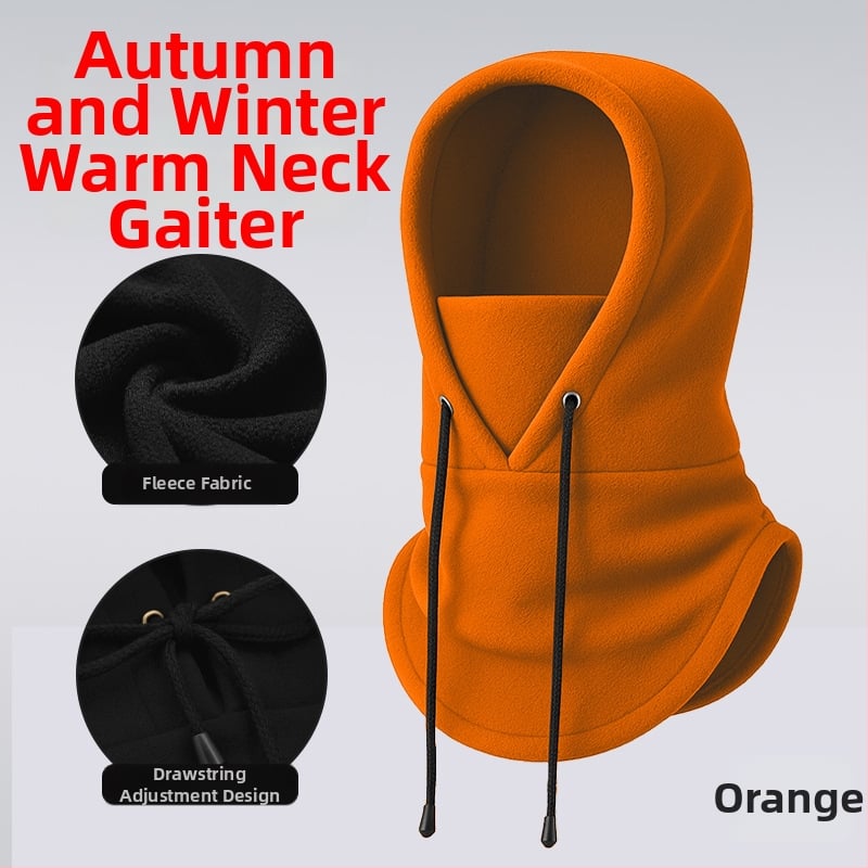 Dviračių veido kaukė su fliso įdėklu, poliesterio audinys, vėjo atspari, su raišteliu, unisex