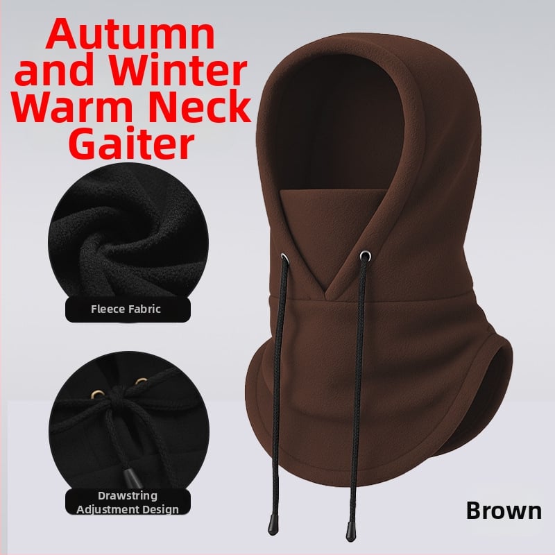 Dviračių veido kaukė su fliso įdėklu, poliesterio audinys, vėjo atspari, su raišteliu, unisex