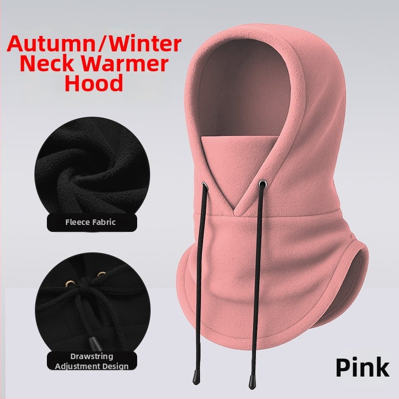 Dviračių veido kaukė su fliso įdėklu, poliesterio audinys, vėjo atspari, su raišteliu, unisex