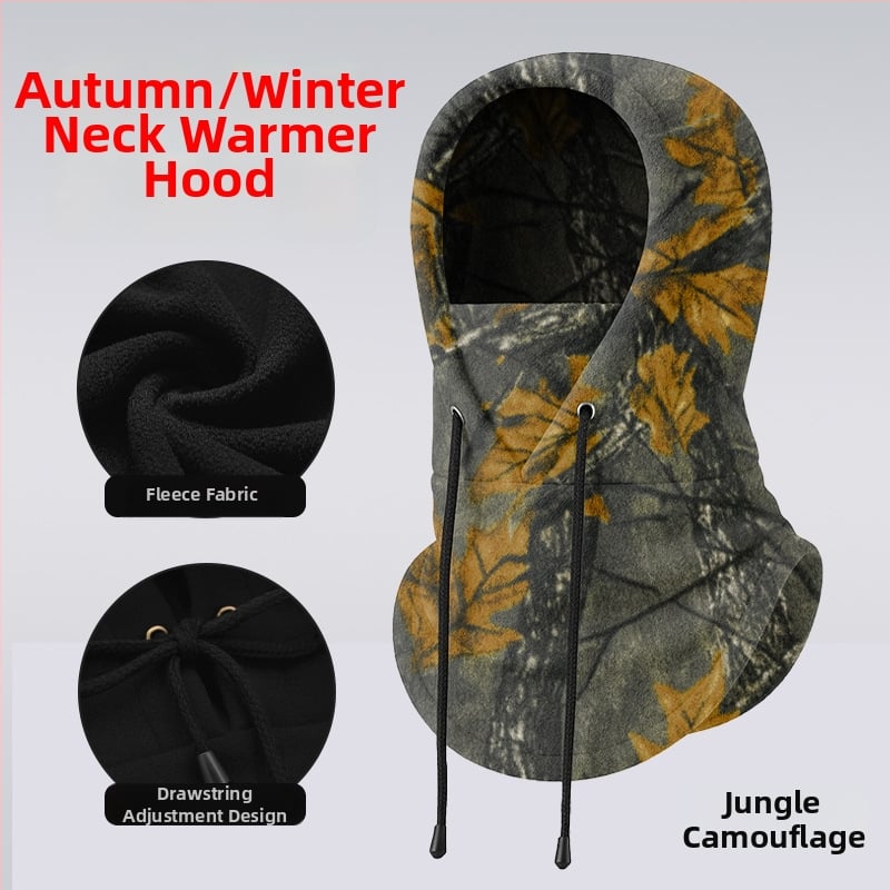 Dviračių veido kaukė su fliso įdėklu, poliesterio audinys, vėjo atspari, su raišteliu, unisex