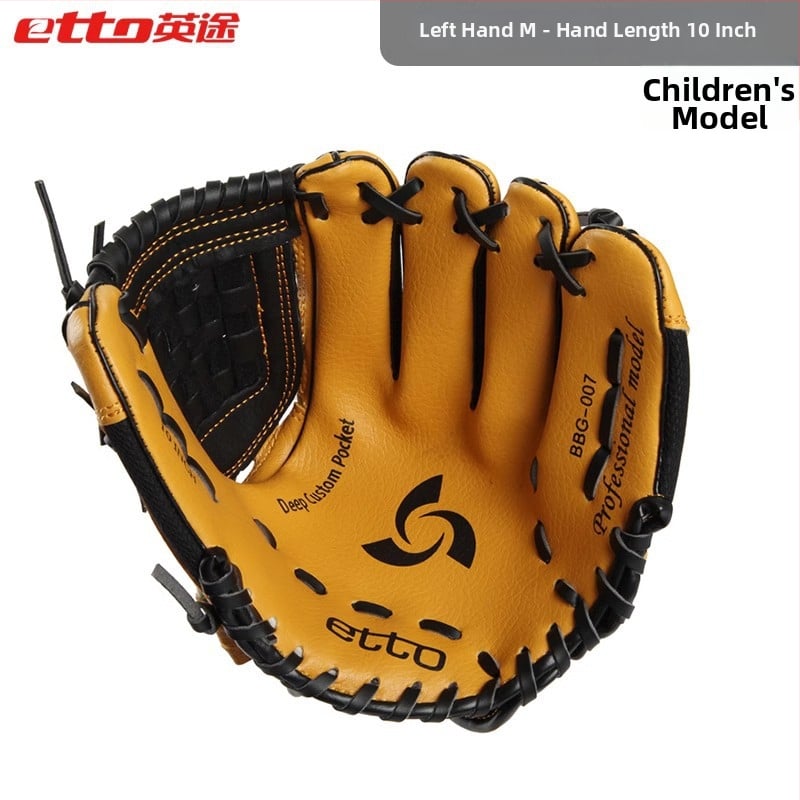 Baseball/softball pirštinė suaugusiems ir vaikams — apsauginė treniruočių pirštinė, kairiajai ir dešniajai rankoms