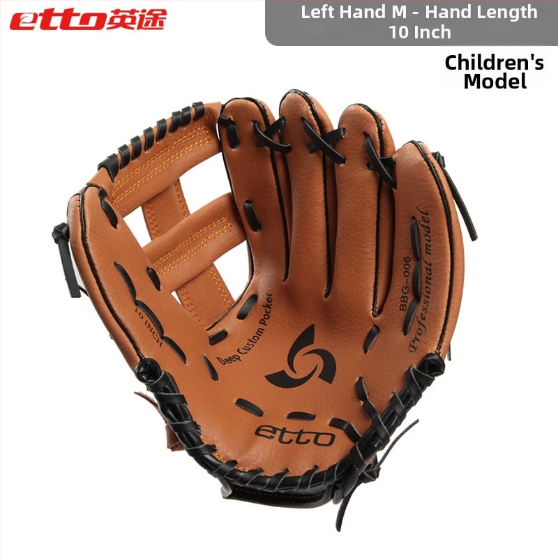 Baseball/softball pirštinė suaugusiems ir vaikams — apsauginė treniruočių pirštinė, kairiajai ir dešniajai rankoms