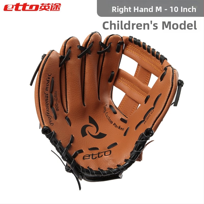 Baseball/softball pirštinė suaugusiems ir vaikams — apsauginė treniruočių pirštinė, kairiajai ir dešniajai rankoms