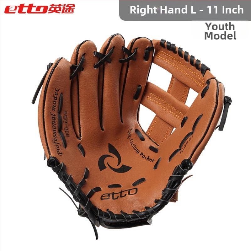 Baseball/softball pirštinė suaugusiems ir vaikams — apsauginė treniruočių pirštinė, kairiajai ir dešniajai rankoms