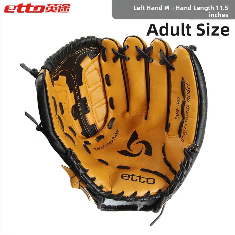 Baseball/softball pirštinė suaugusiems ir vaikams — apsauginė treniruočių pirštinė, kairiajai ir dešniajai rankoms