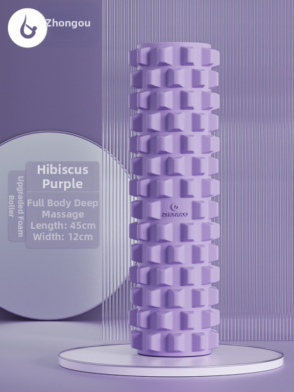 Jóga oszlop - masszázs hengert tömör habból izomlazításhoz, Wolftooth textúra