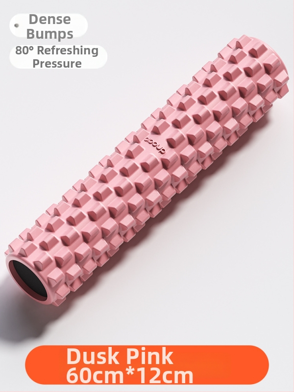 Jóga oszlop - masszázs hengert tömör habból izomlazításhoz, Wolftooth textúra