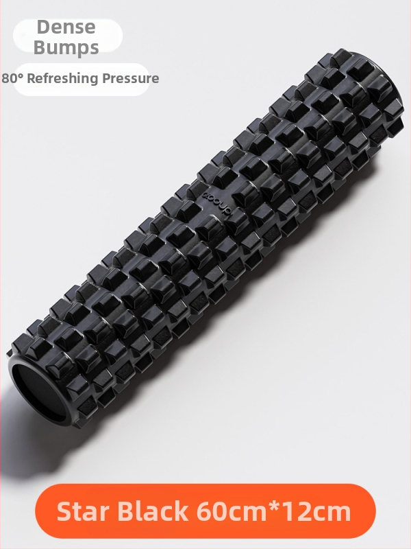 Jóga oszlop - masszázs hengert tömör habból izomlazításhoz, Wolftooth textúra