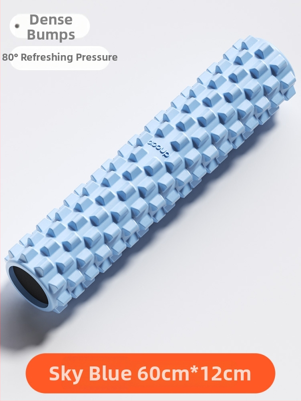 Jóga oszlop - masszázs hengert tömör habból izomlazításhoz, Wolftooth textúra