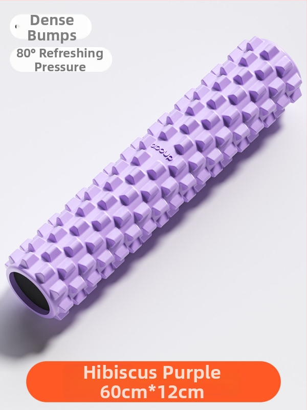 Jóga oszlop - masszázs hengert tömör habból izomlazításhoz, Wolftooth textúra