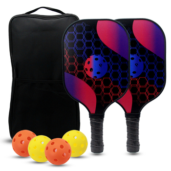 Stiklo pluošto pickleball raketė, Kerui 2611, 10,5 mm storis, svoris 225 g ± 10 g