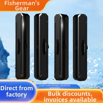 Torba za morski ribolov s čvrstim kućištem od plastike, vodootporna, prostor za varalice, štapove i pribor