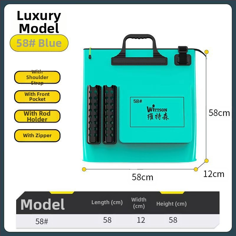 Морска риболовна чанта EVA водоустойчива за зареждане на примамки, монтаж на пръчка и съвместимост с макара