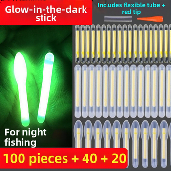 Glow Stick za ribolov – fluorescencijska plutva s držačem kartice, ultra jasna, Xiaoduo