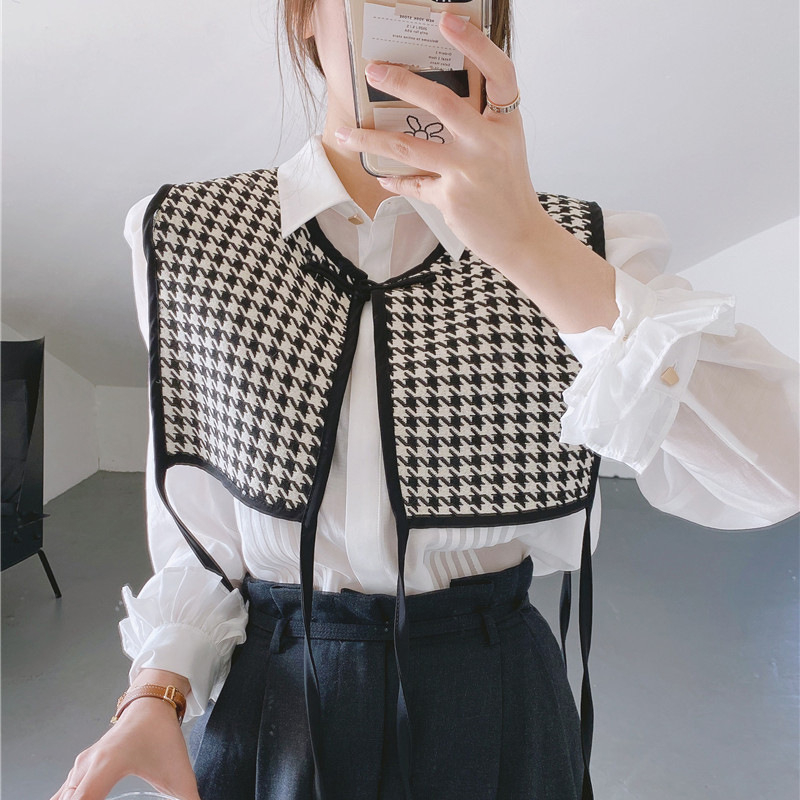 Унисекс бродиран шал-вест – полиестер, винтидж етничен стил, флорална шарка, зима/пролет/есен