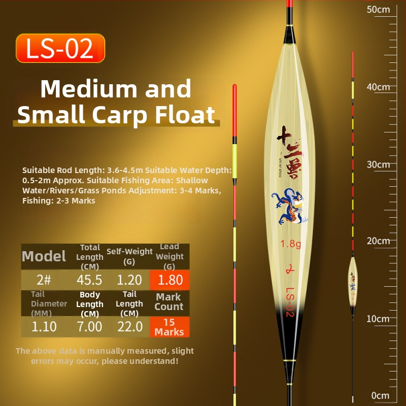 Vertical Drift Float - Lao Lu Brand, Reed Material, Fishing Floats and Buoys
