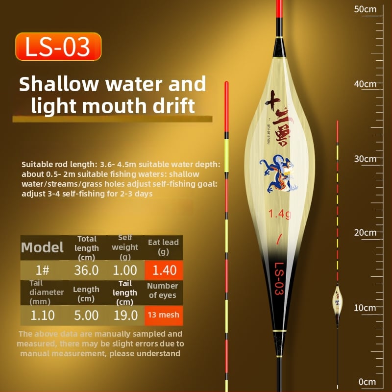 Vertical Drift Float - Lao Lu Brand, Reed Material, Fishing Floats and Buoys
