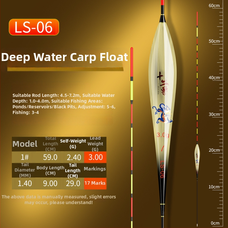 Vertical Drift Float - Lao Lu Brand, Reed Material, Fishing Floats and Buoys