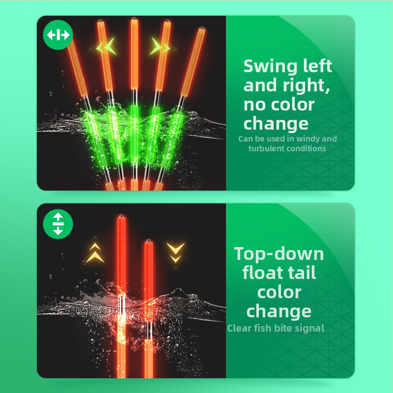 Jiajiaoni Sjajna Svijetleća Pluta Za Velike Šarane | Plastika, Vertikalni Drift