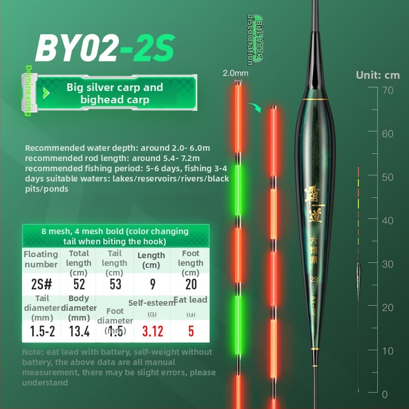 Jiajiaoni Sjajna Svijetleća Pluta Za Velike Šarane | Plastika, Vertikalni Drift