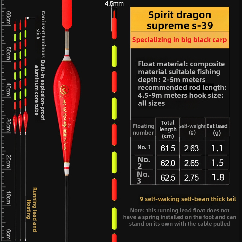 Függőleges sodrású horgászúszó Spirit dragon supreme, Nano anyag, Linxiang eredet