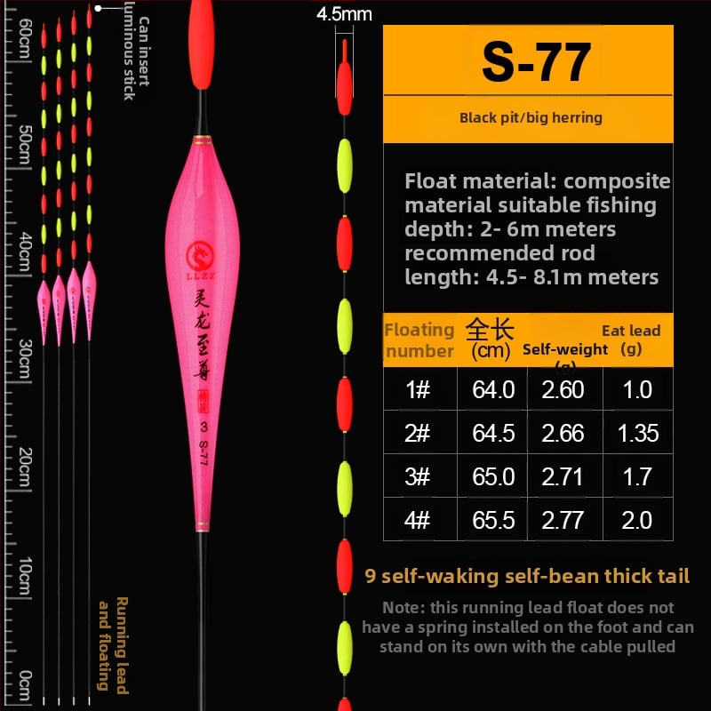 Függőleges sodrású horgászúszó Spirit dragon supreme, Nano anyag, Linxiang eredet