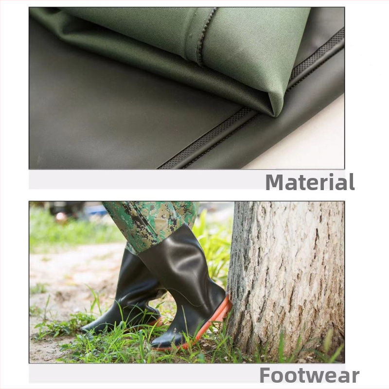 Панталони за риболов PVC, водоустойчиви, с 1 джоб с капак, марка Trustworthy beauty